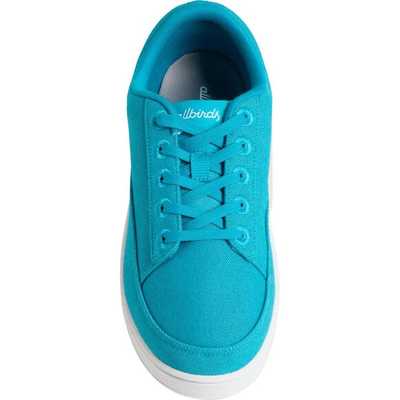 Men\'s Allbirds Canvas Pacer Sneakers Size 11 Teal Blue Low Top NEW In BOX main image 6
